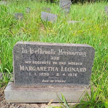 LEONARD Margaretha 1890-1976