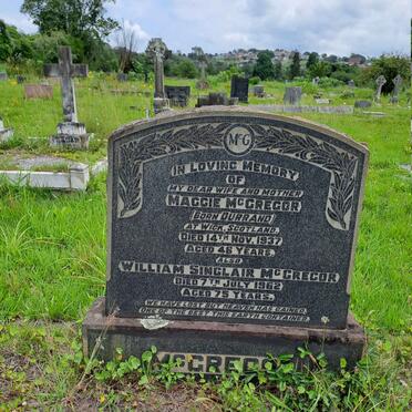 MCGREGOR William Sinclair -1962 & Maggie DURRAND -1937