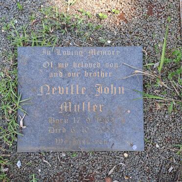 MULLER Neville John 1963-2003