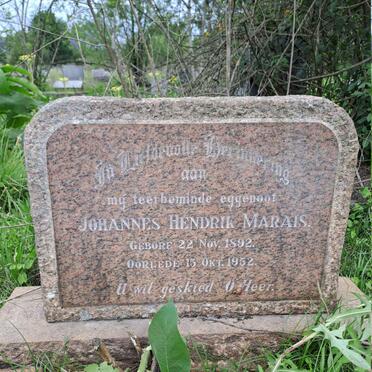 MARAIS Johannes Hendrik 1892-1952