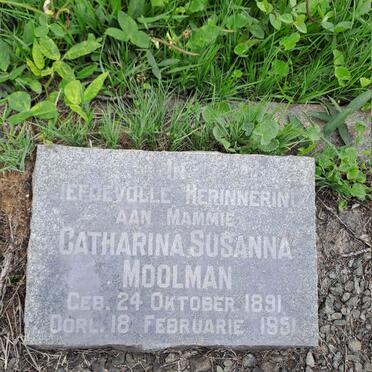 MOOLMAN Catherina Susanna 1891-1951