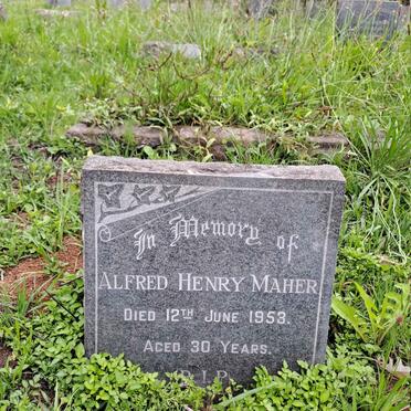 MAHER Alfred Henry -1953