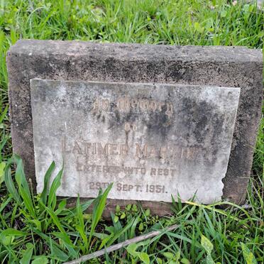 MARTIN Latimer -1951