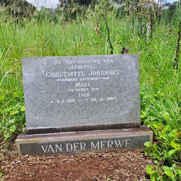 MERWE Christoffel Johannes, van der 1910-1967