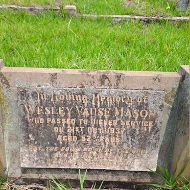 MASON Wesley Vause -1937