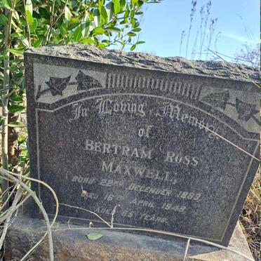 MAXWELL Bertram Ross 1883-1949