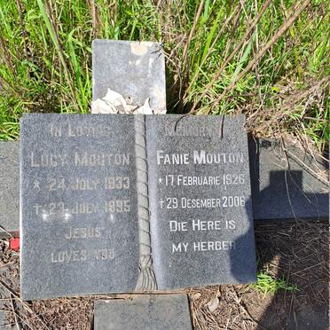 MOUTON Fanie 1926-2006 & Lucy 1933-1995