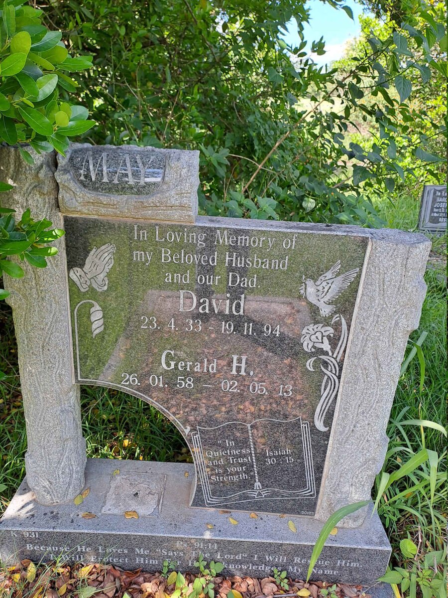 MAY David 1933-1994 :: MAY Gerald H. 1958-2013