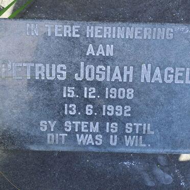 NAGEL Petrus Josiah 1908-1992