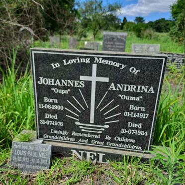 NEL Johannes 1900-1976 & Andrina 1917-1984 :: NEL Louis Paul 1953-2013