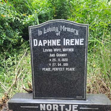 NORTJE Daphne Irene 1920-1991