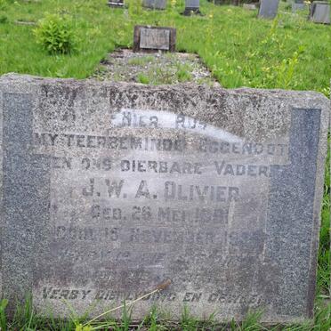 OLIVIER J.W.A. 1891-1954