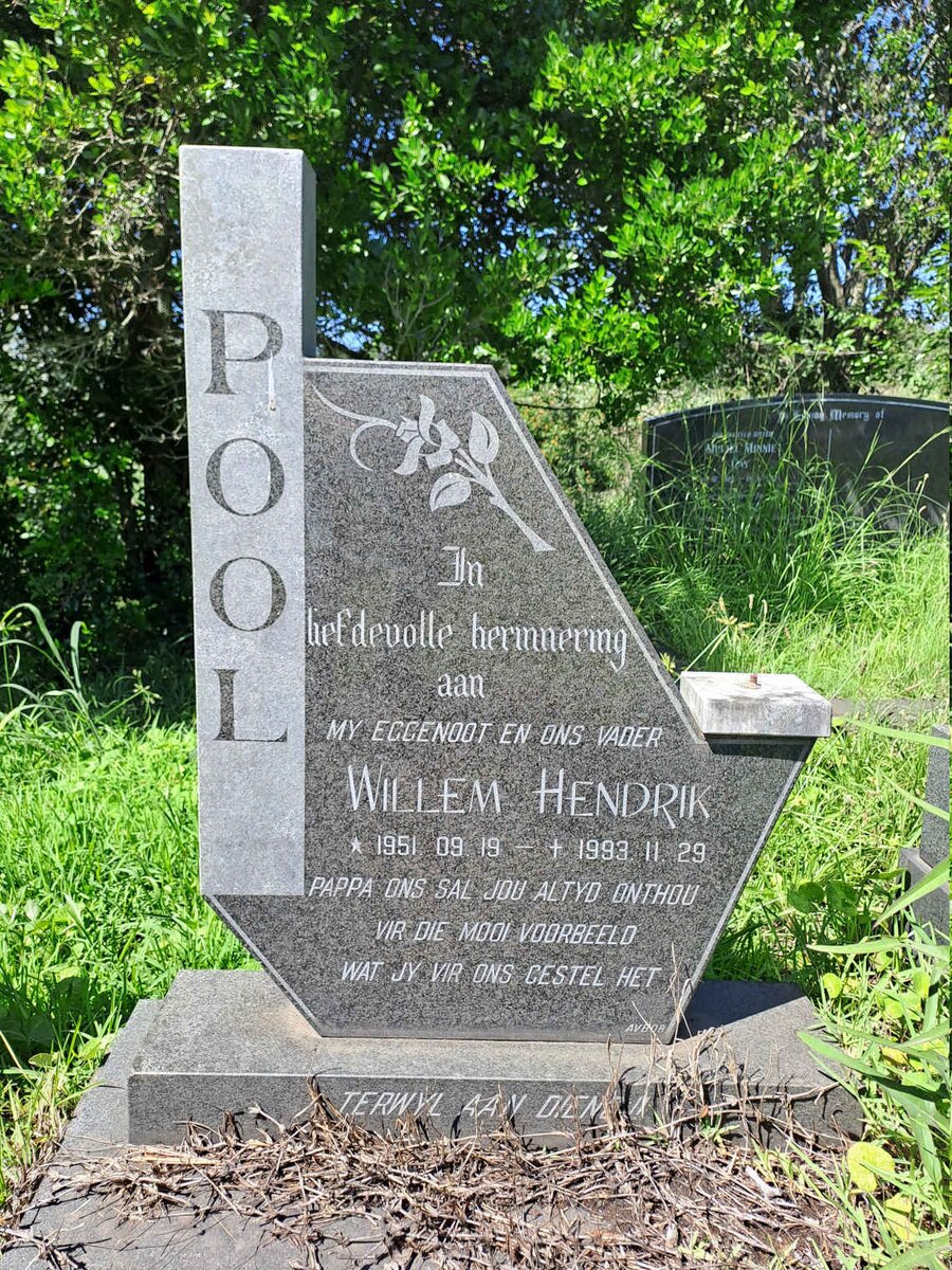 POOL Willem Hendrik 1951-1993
