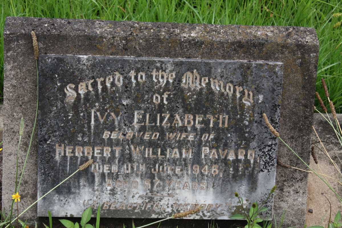 PAVARD Ivy Elizabeth -1946