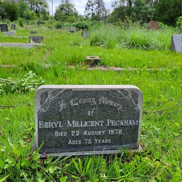 PECKHAM Beryl Millicent -1978