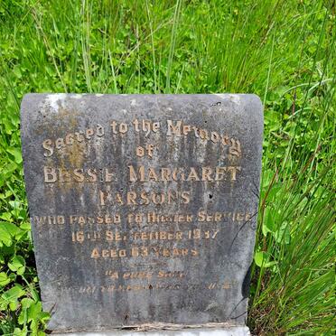 PARSONS Bessie Margaret -1937