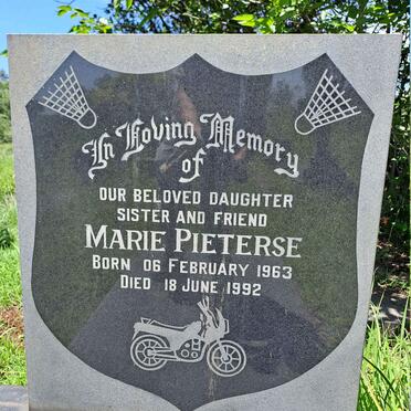PIETERSE Marie 1963-1992