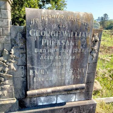 PHEASANT George William -1934 & Emily -1955