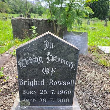 ROWSELL Brighid 1960-1960