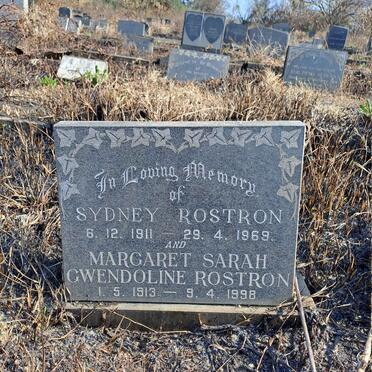 ROSTRON Sydney 1911-1969 & Margaret Sarah Gwendoline 1913-1998
