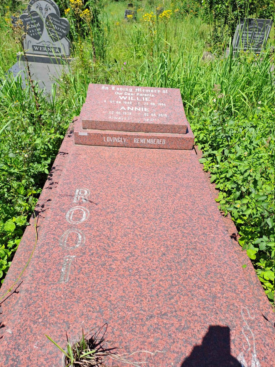 ROOI Willie 1940-1996 & Annie 1939-2018