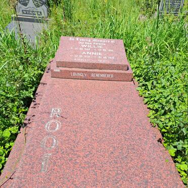 ROOI Willie 1940-1996 & Annie 1939-2018