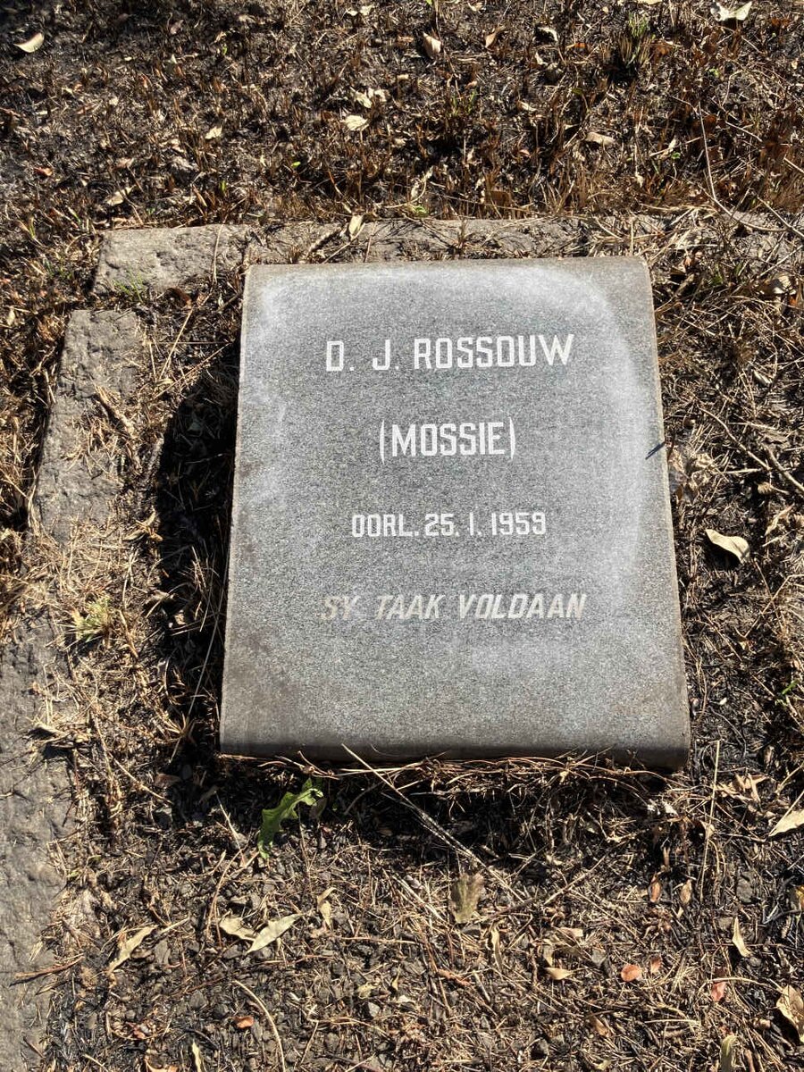 ROSSOUW D.J. -1959