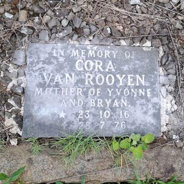 ROOYEN Cora, van 1916-1976