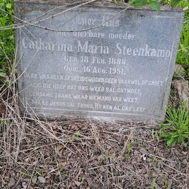 STEENKAMP Catherina Maria 1888-1951