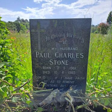 STONE Paul Charles 1961-1985