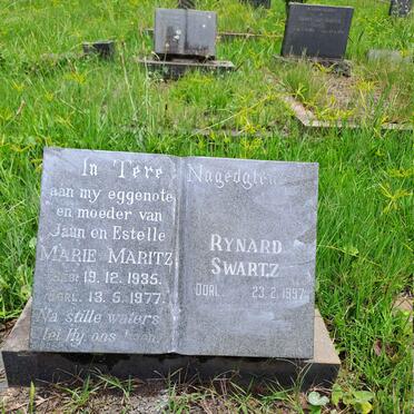 SWARTZ Rynard -1997 :: MARITZ Marie 1935-1977