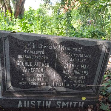 SMITH George Alfred Atherton, AUSTIN- 1903-1988 & Gladys May JURGENS 1935-1994