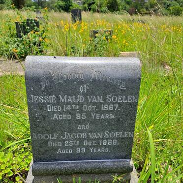 SOELEN Adolf Jacob, van -1968 & Jessie Maud -1967