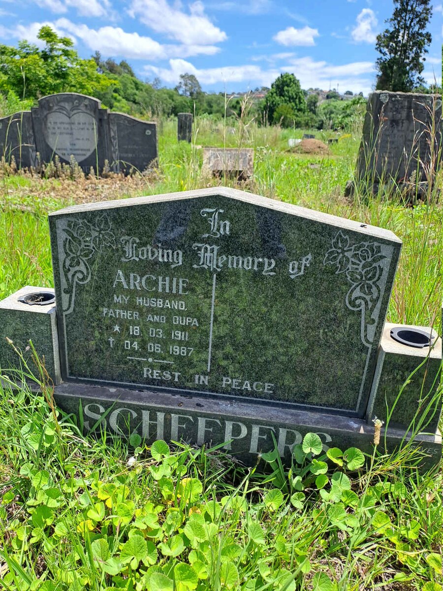 SCHEEPERS Archie 1911-1987