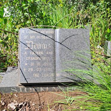 STOCKENSTROM Dennis 1928-1992