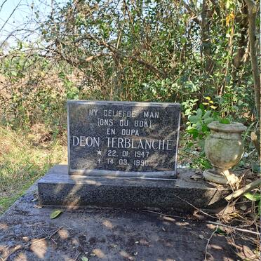 TERBLANCHE Deon 1947-1990