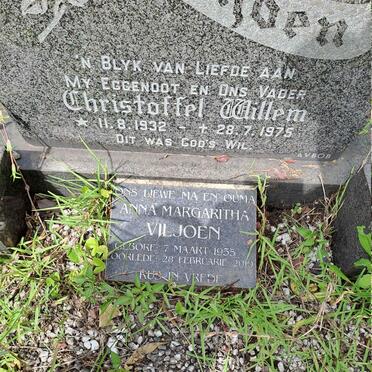 VILJOEN Anna Margaritha 1935-2010