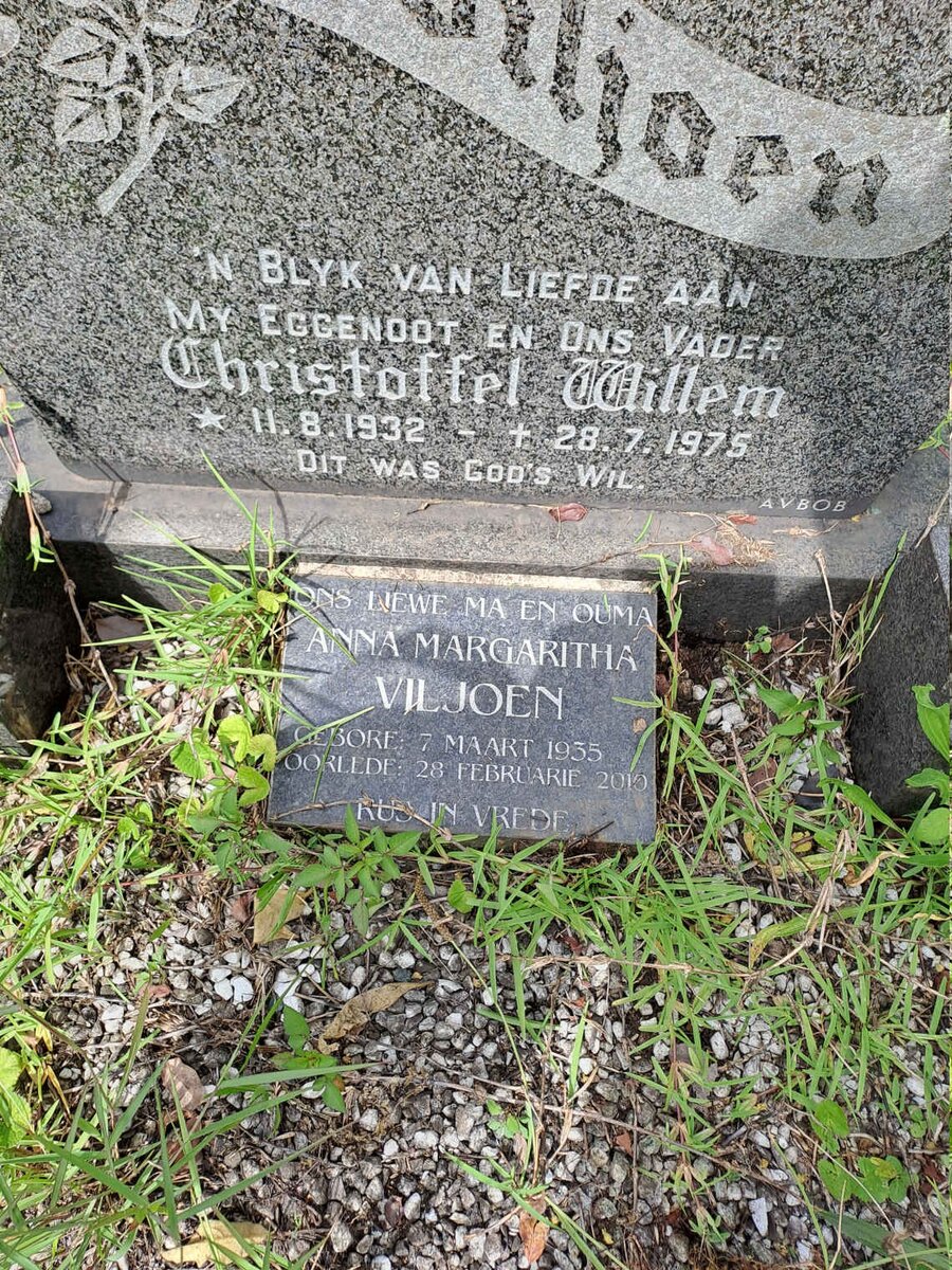 VILJOEN Anna Margaritha 1935-2010