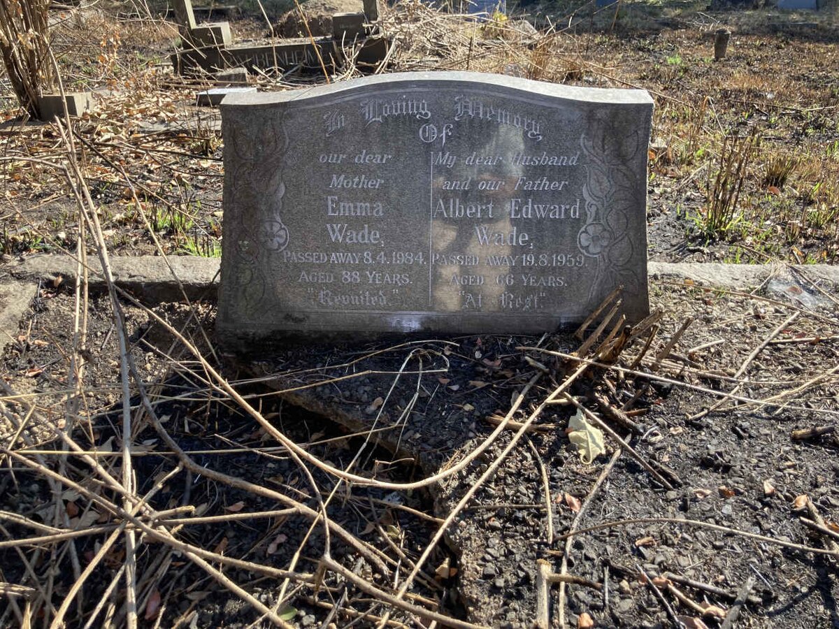WADE Albert Edward -1959 & Emma -1984