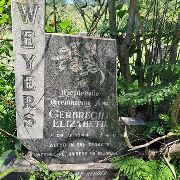 WEYERS Gerbrecht Elizabeth 1944-19?7