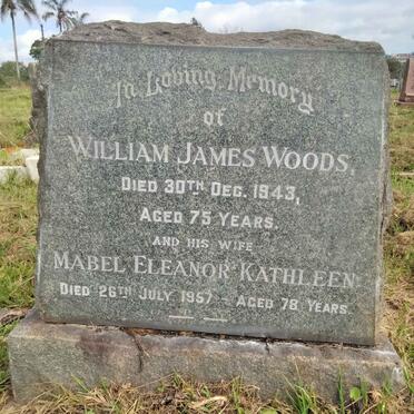 WOODS William James -1943 & Mabel Eleanor Kathleen -1957
