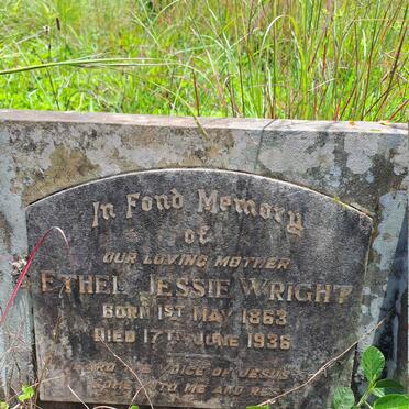 WRIGHT Ethel Jessie 1863-1936