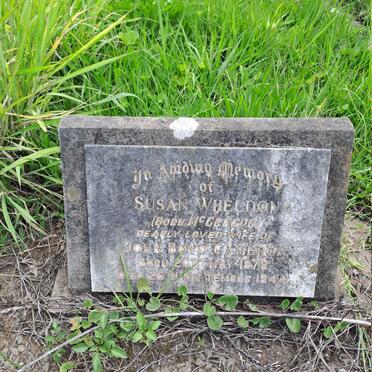 WHELDON Susan nee MCGREGOR 1878-1944