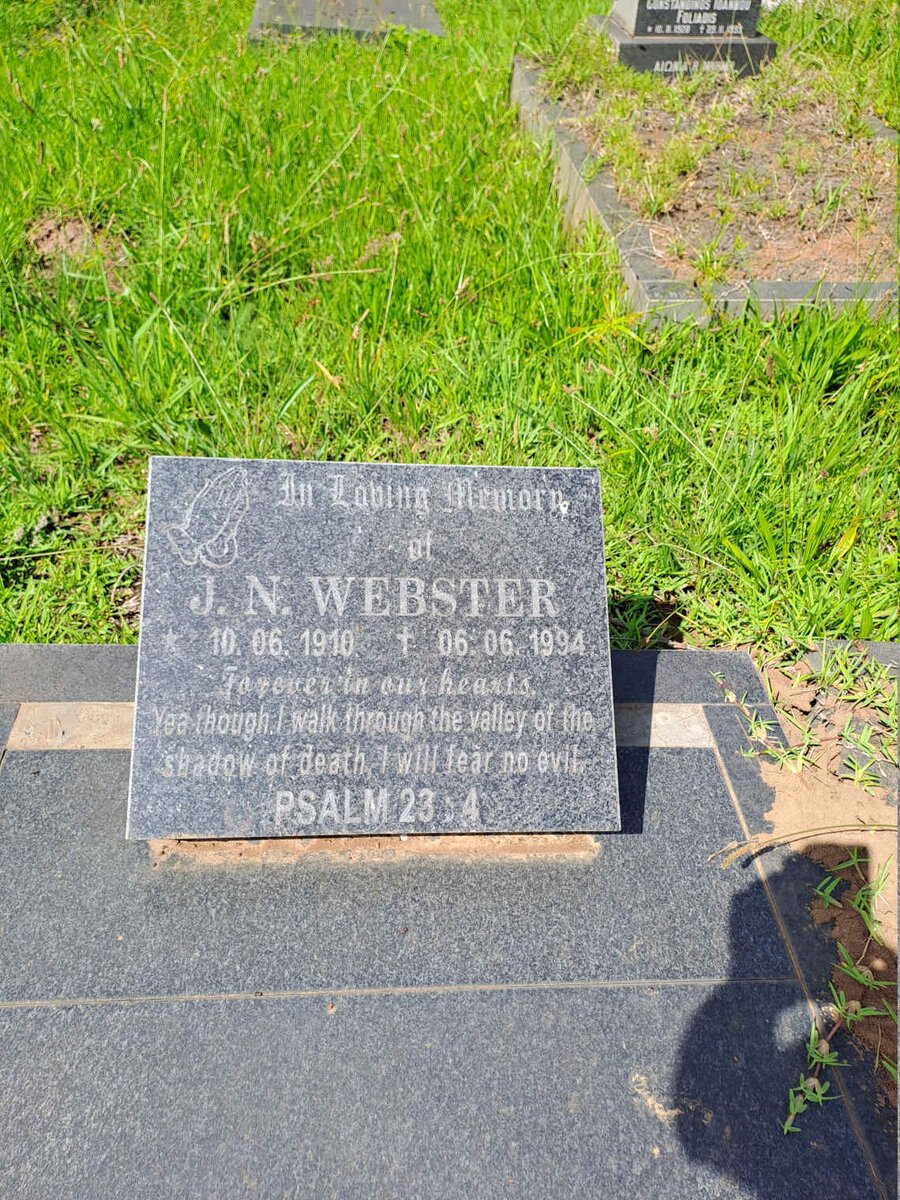 WEBSTER J.N. 1910-1994