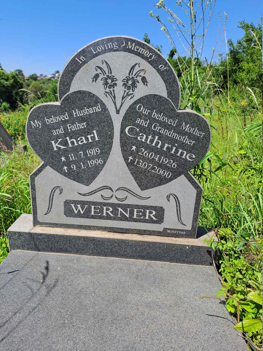 WERNER Kharl 1919-1996 & Catherine 1926-2000