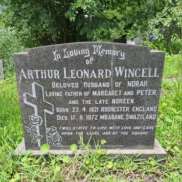 WINCELL Arthur Leonard 1921-1972