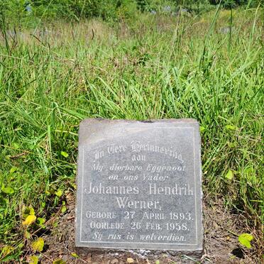 WERNER Johannes Hendrik 1893-1958