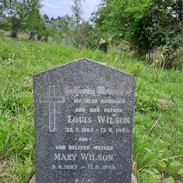 WILSON Louis 1882-1953 & Mary 1887-1959