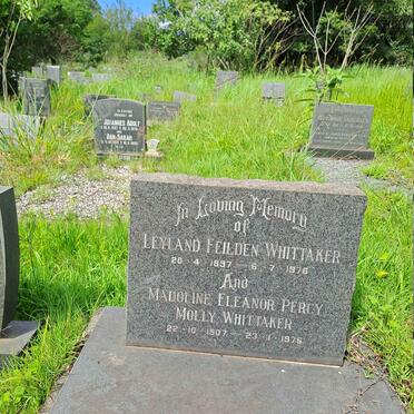 WHITTAKER Leyland Feilden 1897-1976 & Madoline Eleanor Percy Moly 1907-1976