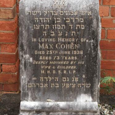 COHEN Max -1936